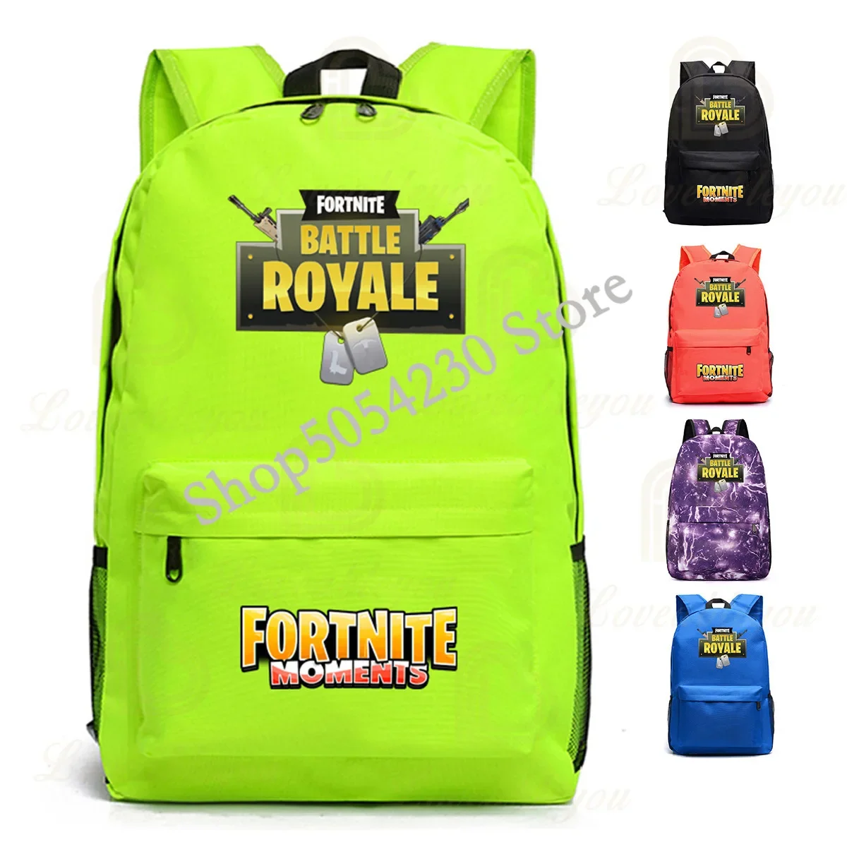Mochilas escolares de juegos Fortnite para adolescentes, niños y niñas, Mochila personalizada, Mochila temática de juego novedoso para niños, regalo