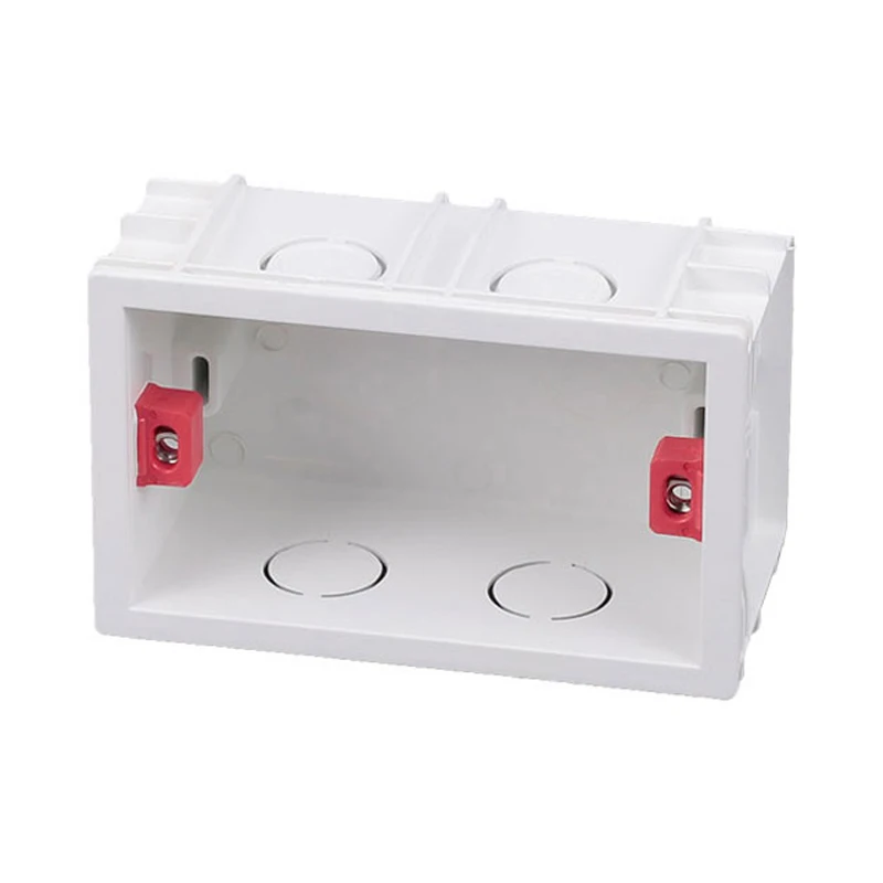 118 Type US AU Standard Universal Bottom Box Wall Switch Socket Mounting Inner Cassette Junction Box