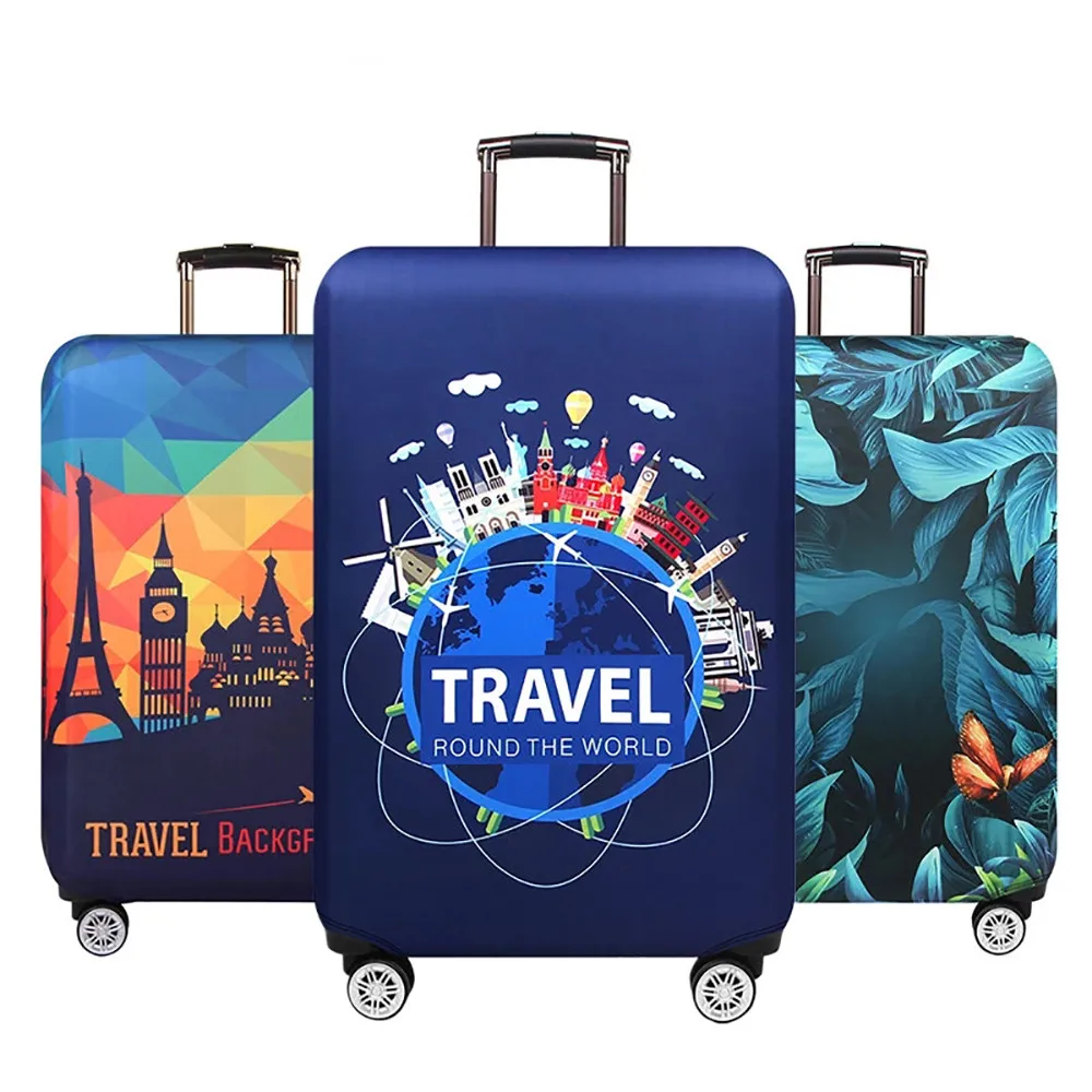 

2023 Thicken Suitcase Cover For 18-32Inch Luggage Protective Travel Trolley Elastic