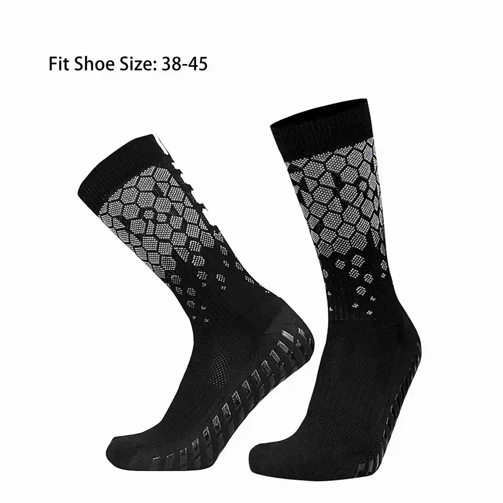 Anti-slip Soccer Socks for Men and Women Breathable Athletic Socks with Grippers for Yoga Football Gym anti-slip soccer socks