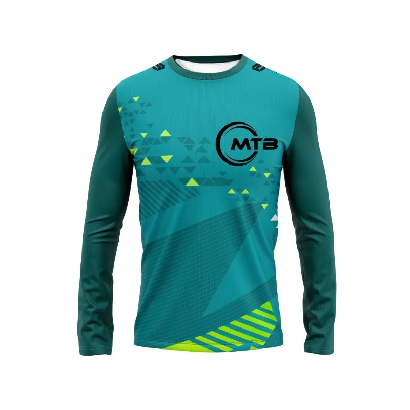 

Модная спортивная велосипедная одежда с длинным рукавом 2026 года, гоночная спортивная одежда с принтом, защитная от солнца одежда для велоспорта по бездорожью