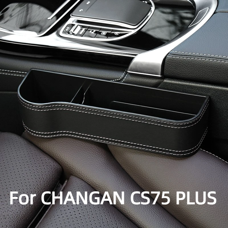 

Car Seat Gap Organizer For CHANGAN CS55/CS75/CS35 PLUS Accessorie 2026/2025 Eco-Leather Space Shockproof Charging Hole 2022-2024