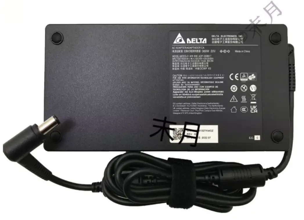 Genuine DELTA ADP-300BB T Laptop AC Adapter 20V 15A 300W Charger Original Laptop Power Supply 7.4*5.0mm Tip