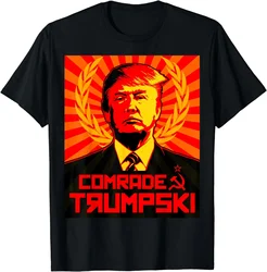 Chemise imprimée pour hommes, Économie, Camarade, Trumpski, Persist and Imeleven, Trump, Streetwear, Vêtements animés, Mode russe