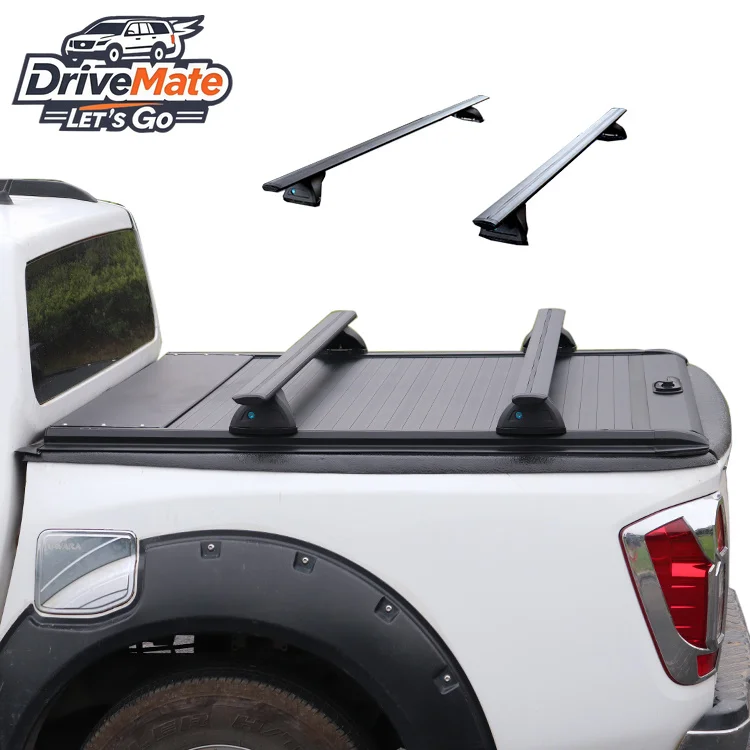 Universal Aluminum Alloy Pickup Truck Bed Rack Navara Roof Rack Rails for toyota Hilux Triton Tonneau Cover tacoma
