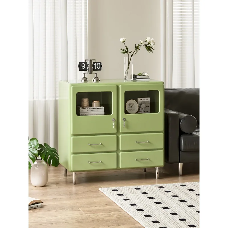 

Japanese retro chest side cabinet living room home storage coffee cabinet