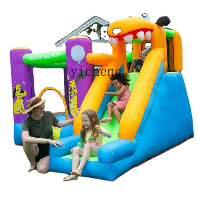 

YY Home Inflatable Castle Children Trampoline Indoor Outdoor Small Amusement Park