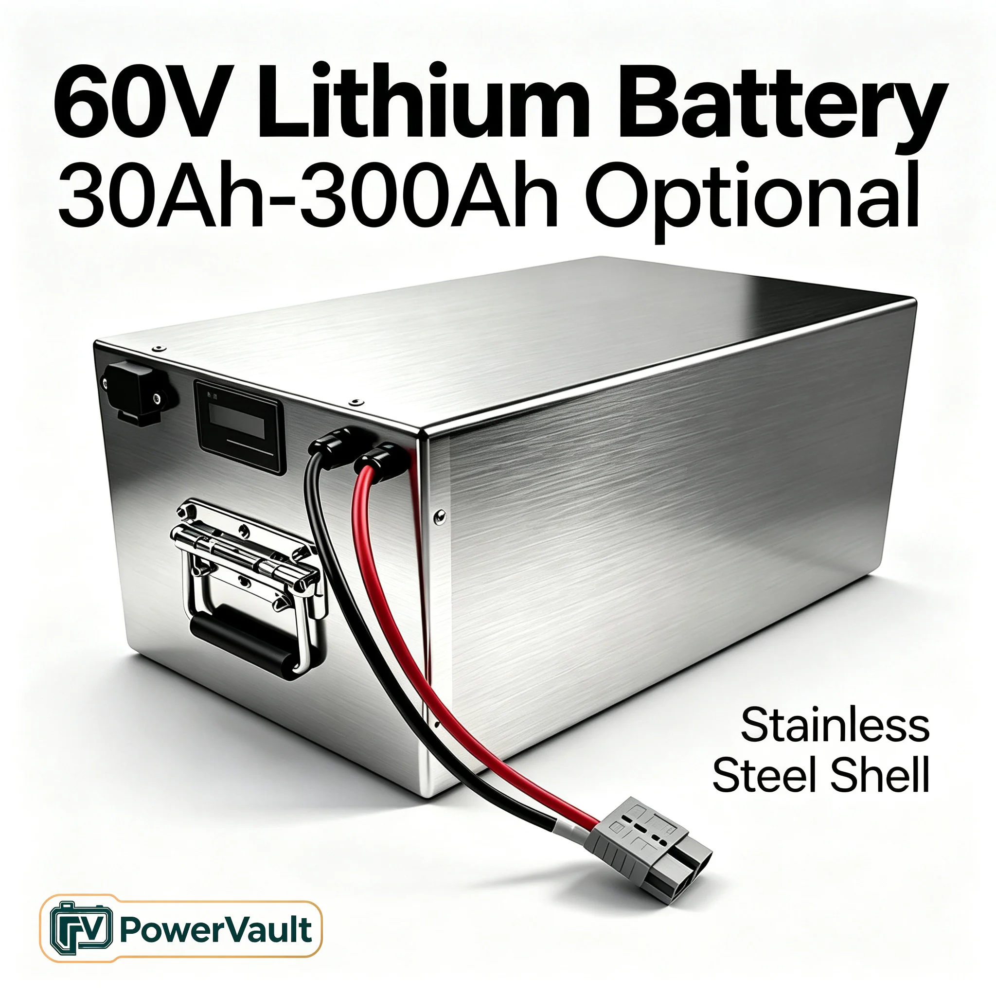 60V 50Ah 100Ah 150Ah Ternary Lithium Battery Pack – 4000+ Cycles Smart BMS for E-Bike, Scooter, Tricycle & Golf Cart (1kW-5kW)