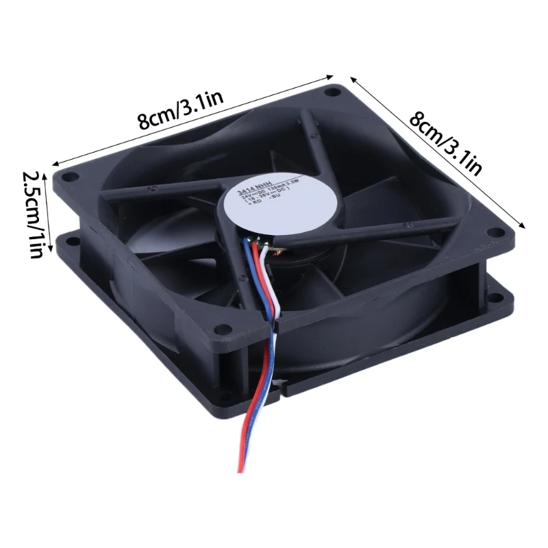 Solução resfriamento eficiente avançada ventilador resfriamento 8414NGML 24V para caixa computador radiador