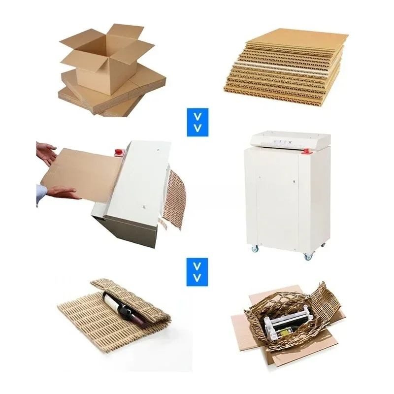Industrial C Packing Machine Paper Shredder For Dish Bowl Bottle Porcelain China Package