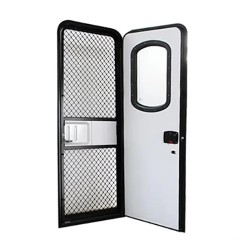 

Motorhome Accessories Rv Entrance Door With Screen Door 622*1822 mm for Campervan Motorhome