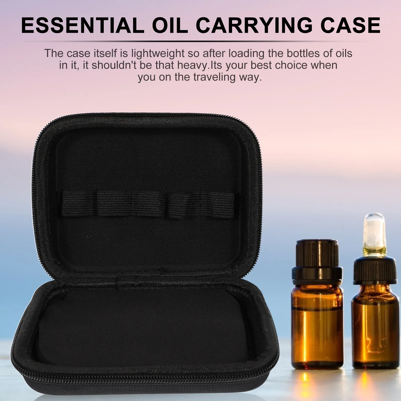 

Кейс для 10 роликовых флаконов с эфирными маслами, портативный дорожный органайзер, легкий, водонепроницаемый, ударопрочный