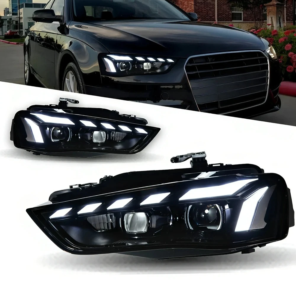 

Suitable for Car Styling Headlights for AUDI A4 LED Headlight 2013-2016 Type Head Lamp DRL Signal Projector Lens Automotive Ac