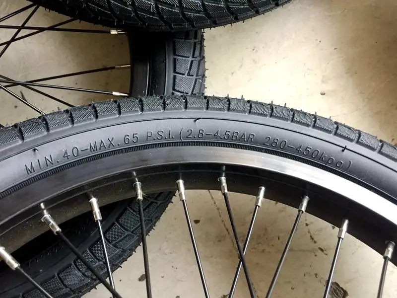 Magic Flute BMX Performance Bike Inner Tube and Outer Tires 16*2.25 KEND 635g Bicycle Tire