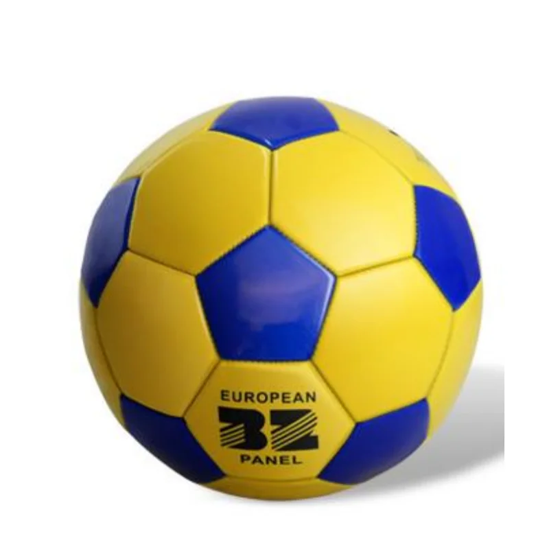 عبوة واحدة من كرة القدم الكلاسيكية باللونين الأصفر والأزرق، مقاس ثلاثة، مقاس قياسي لتدريب الأطفال، كرة قدم خاصة للمباريات القياسية، مقاومة للانفجار، هدية رائعة للمهرجانات #4