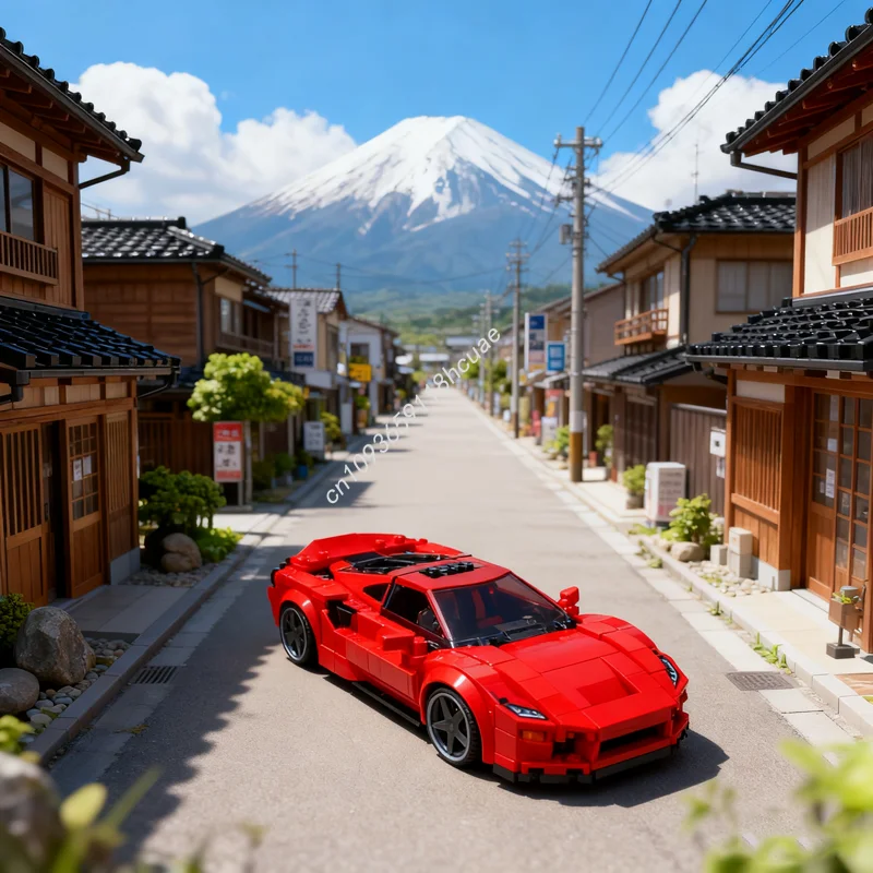 

347 шт. MOC Ferrariesd Tributo City Champions Модель Строительные блоки Сборка DIY Рождественские подарки Идея Кирпич Детская игрушка на день рождения