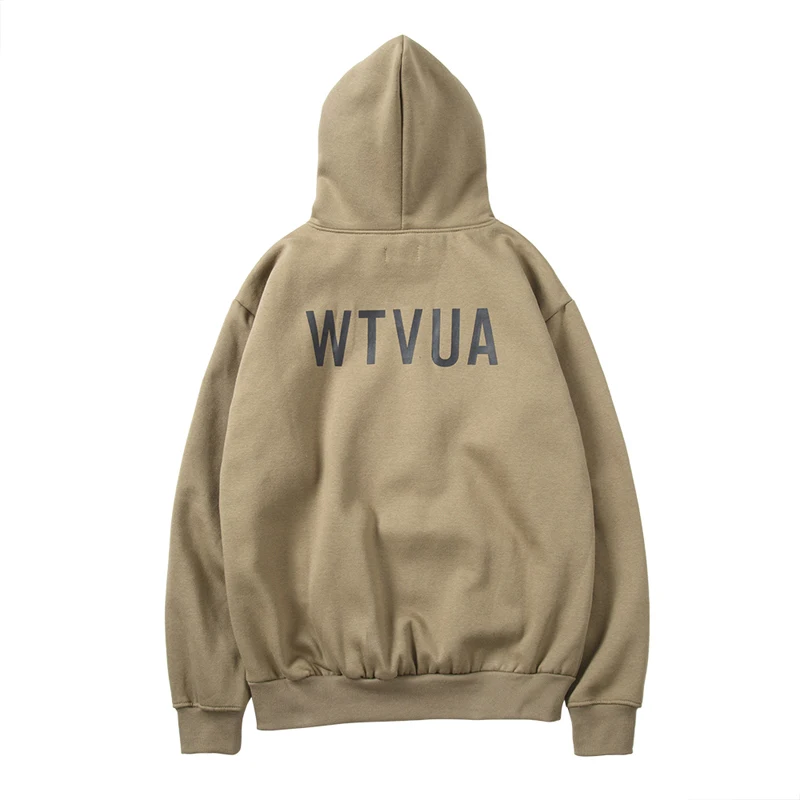 2024 New High Quality Street Brand WTAPS Hoodie High Street Solid Color Fashion Simple Wtaps Sweatshirt Men Women Same Style