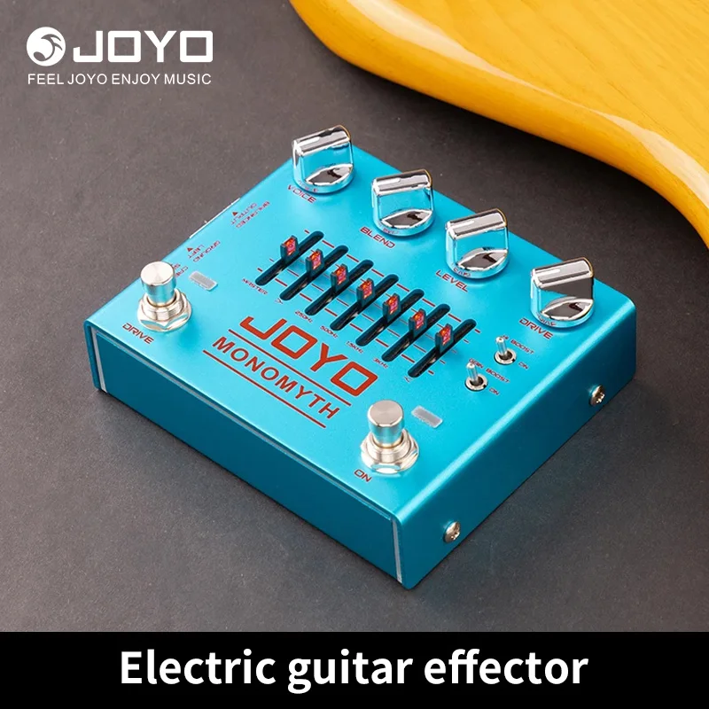 JOYO R-26 Monomyth 베이스 프리 앰프 전기 효과 페달 6 밴드 그래픽 EQ 제어 실제 앰프 톤 시뮬레이션 베이스 페달