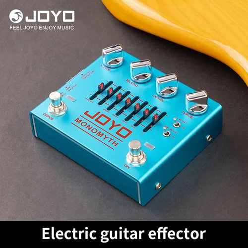 JOYO R-26 Preamplificador de graves Monomyth Pedal de efecto eléctrico Control EQ gráfico de 6 bandas amplificador Real simulación de tono Pedal de bajo
