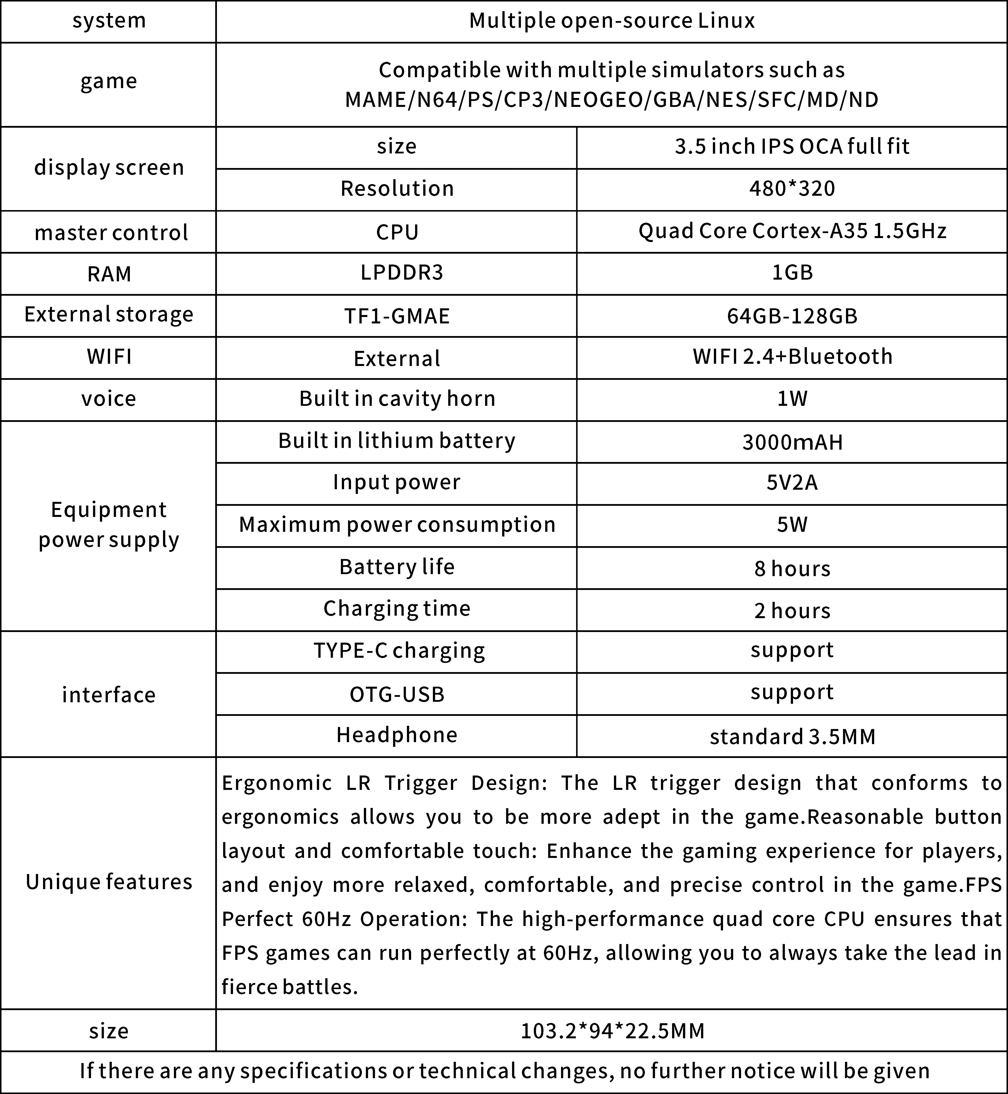 POWKIDDY 컬러 레트로 핸드헬드 게임 콘솔, 3.5 인치 4:3 IPS 스크린, RK3326 게임보이 PS1, 저렴한 크리스마스 어린이 선물, RGB20S, 신제품