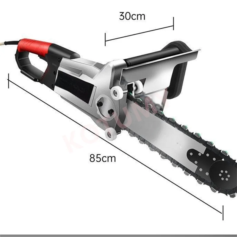 8900W Concrete Chain Saw Electric Chain Cutting Saw Diamond Stone Cutting Machine  Deep Cutting 35/48cm