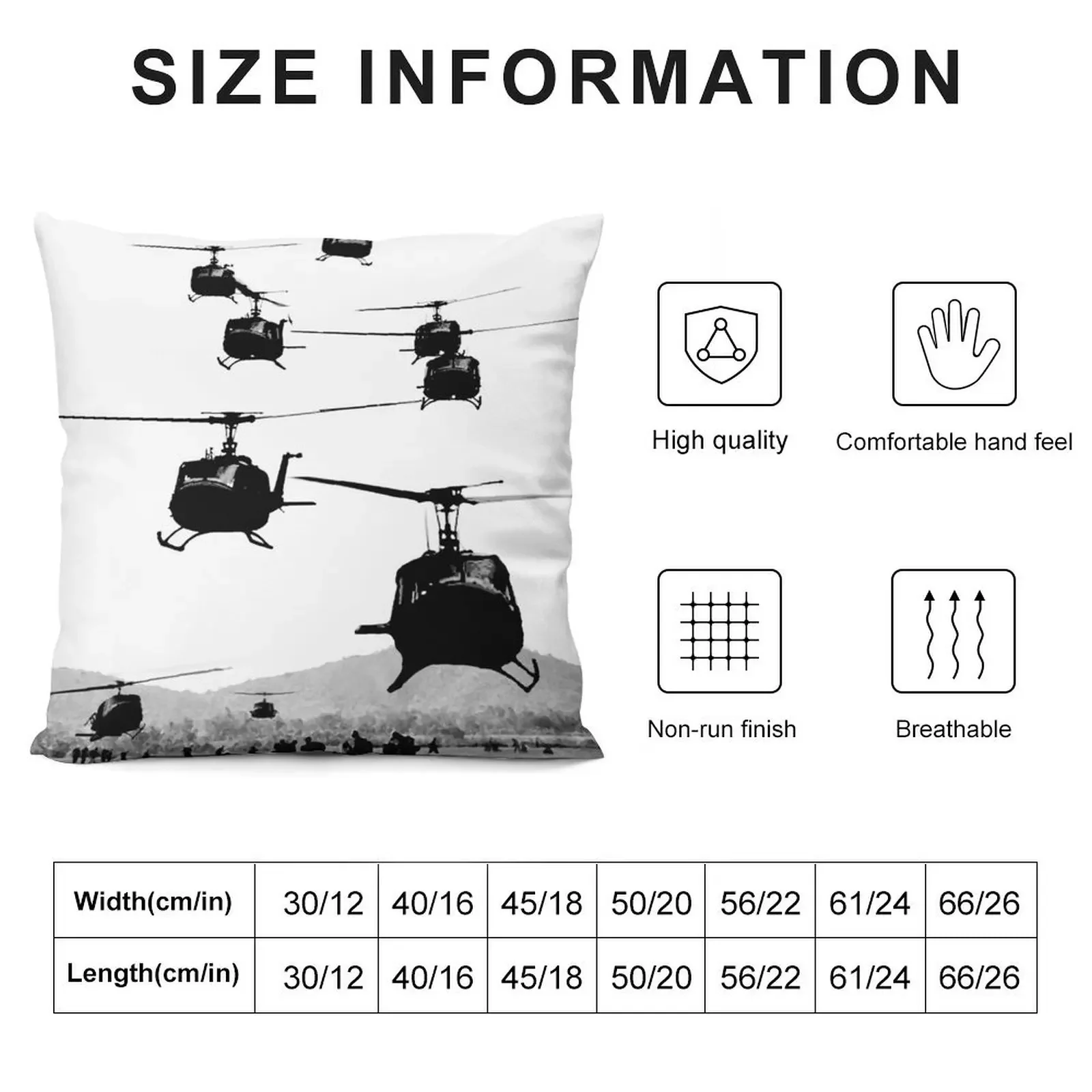 UH1 Huey Helicopters Throw Pillow Sofa Cushions pillow cover luxury pillow