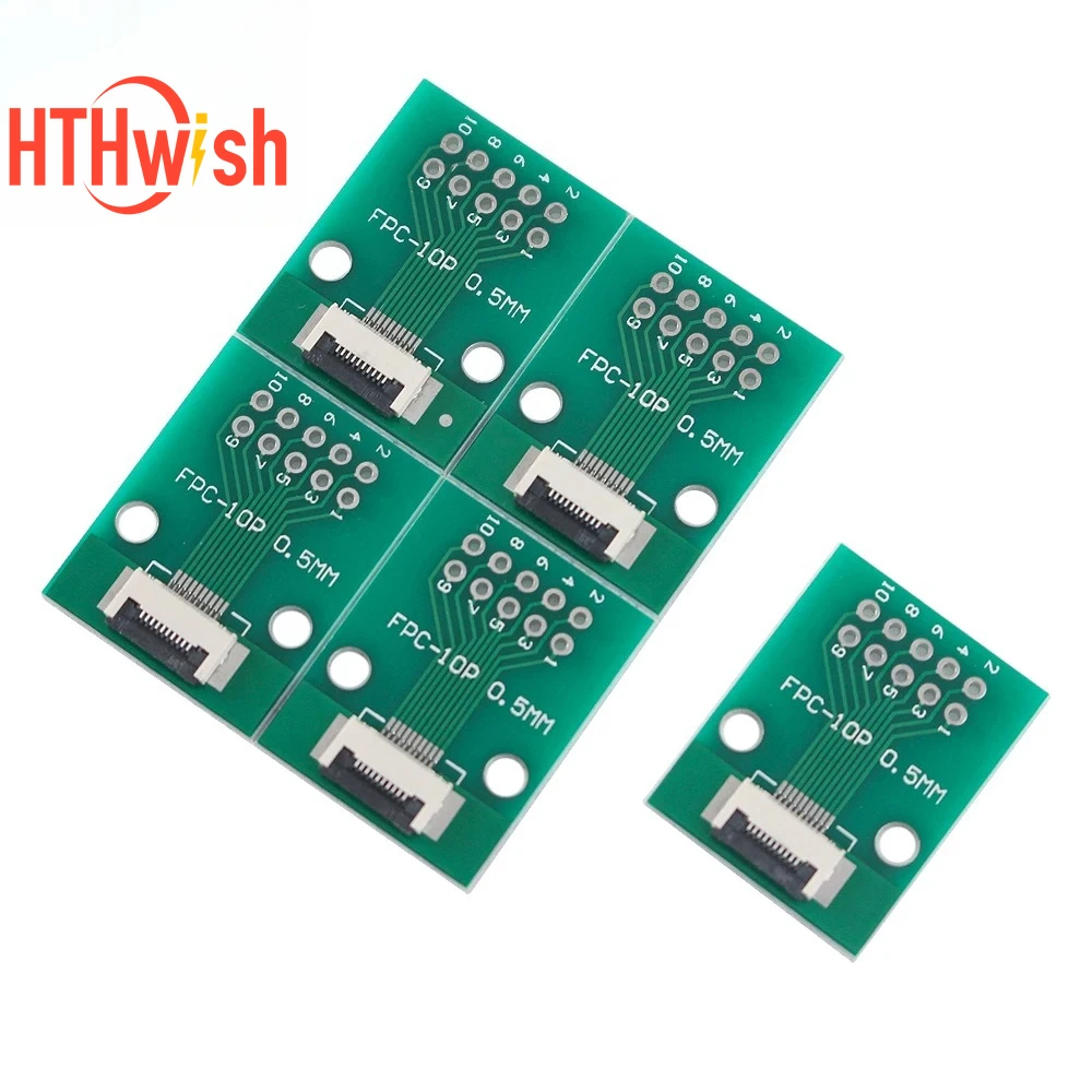 Adapter SMT do płytki PCB 2.54mm 6P 8P 10P 12P 20P FPC FFC, lutowany, z 0.5 pozycjami, raster 2.54mm, 6Pin 8Pin 10Pin 12Pin 20Pin