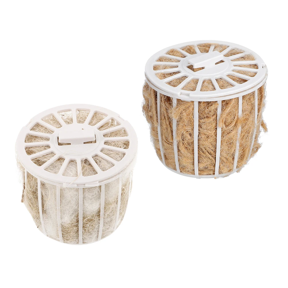 

2Set Bird Nesting Material Natural Jute Fiber Soft Bedding for Parakeet Canary Finch Bird Cage Breeding Nesting Material
