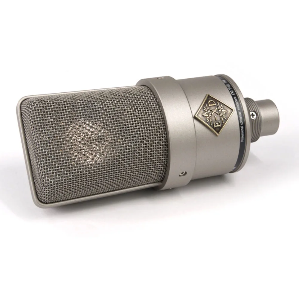 EXD-TF103 Studio Condenser Mic 34mm Gold Diaphragm Cardioid  48V Phantom Power for Podcast/Vocal/Instruments Low Noise High SPL