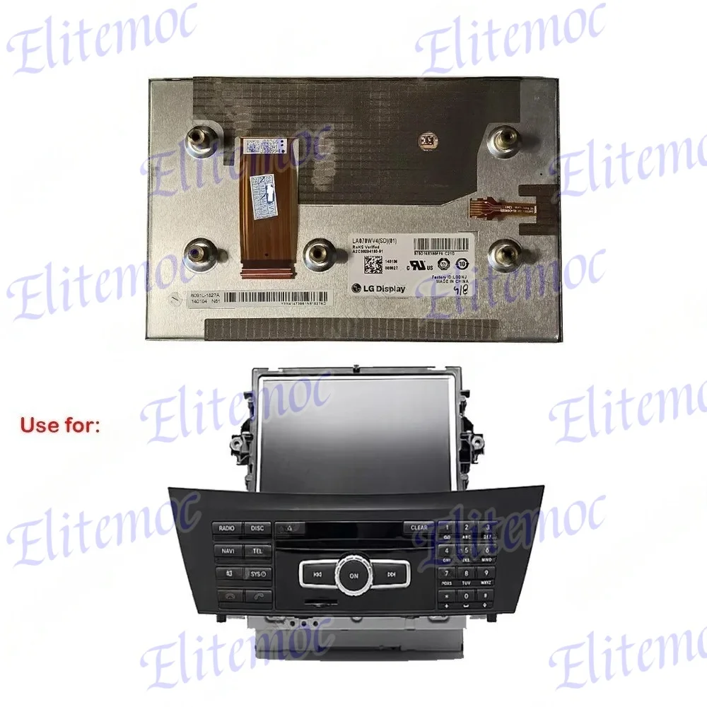 

LA070WV4 (SD)(01) 7" Car LCD Full Display For Mercedes-Benz C-Class W204 GLA 2011-2014 GPS Navigation Screen Replacement