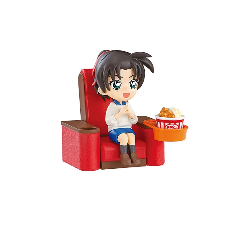 Original Detective Conan Animation Game Peripheral Toys Conan Cinema Boxed Gacha Anime Action Model Figures Collection