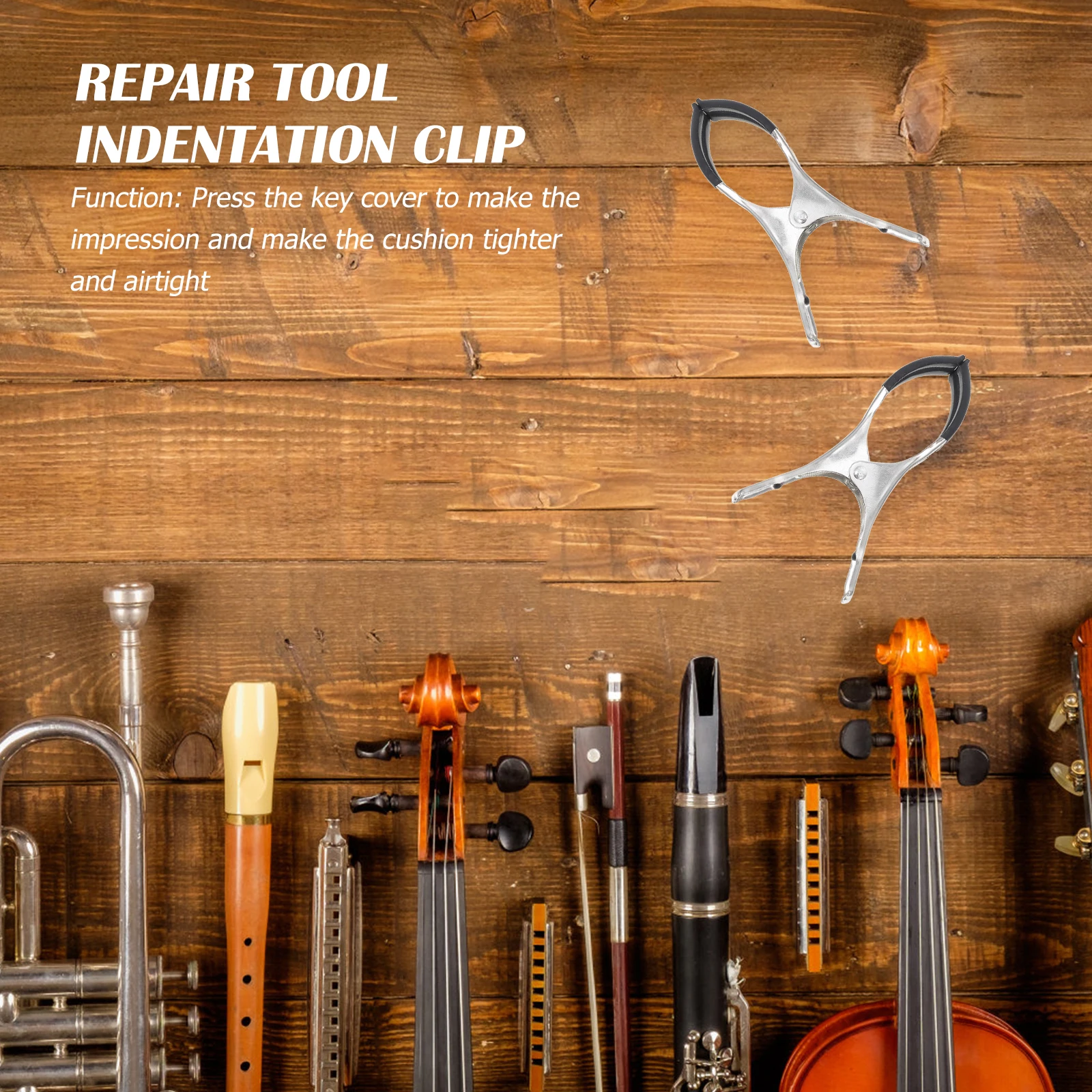 

Saxophone Repair Clips Tool Woodwind Instrument Tools Handheld Maintenance Flutes Clamp Non-slip Case