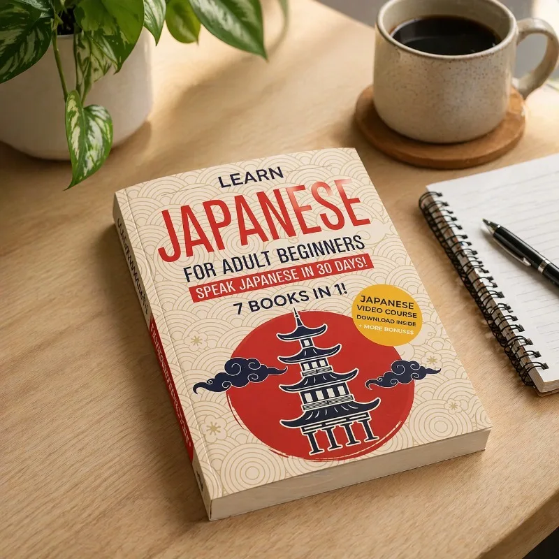 Learn Japanese for Adult Beginners: 7 Books in 1 – Speak Japanese in 30 Days, Start Conversations & Build Real Fluency Fast