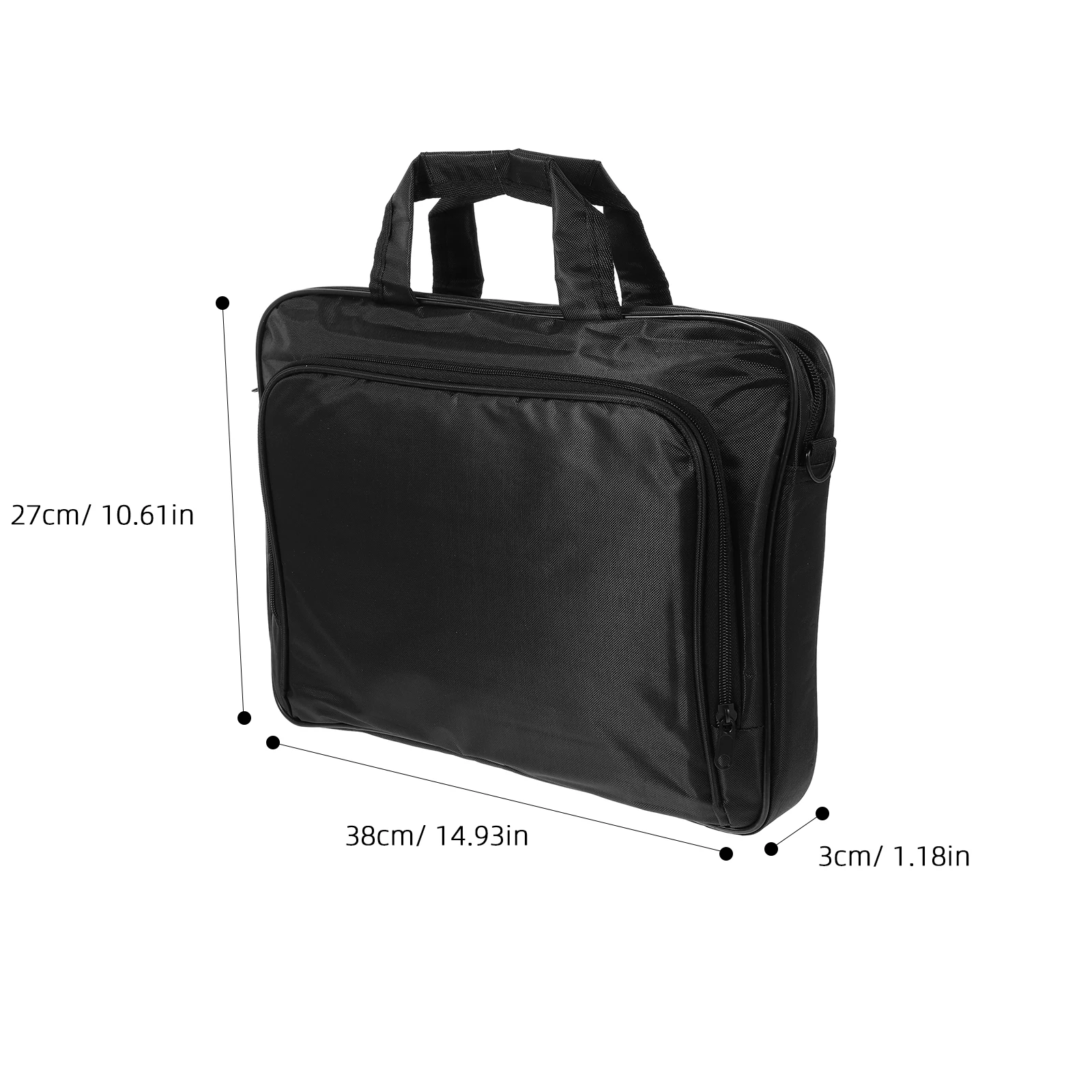 

14 Inch Laptop Cover Case Computer Bag Business Handbag Notebook Tote Durable Cloth Large Capacity Sturdy Strap