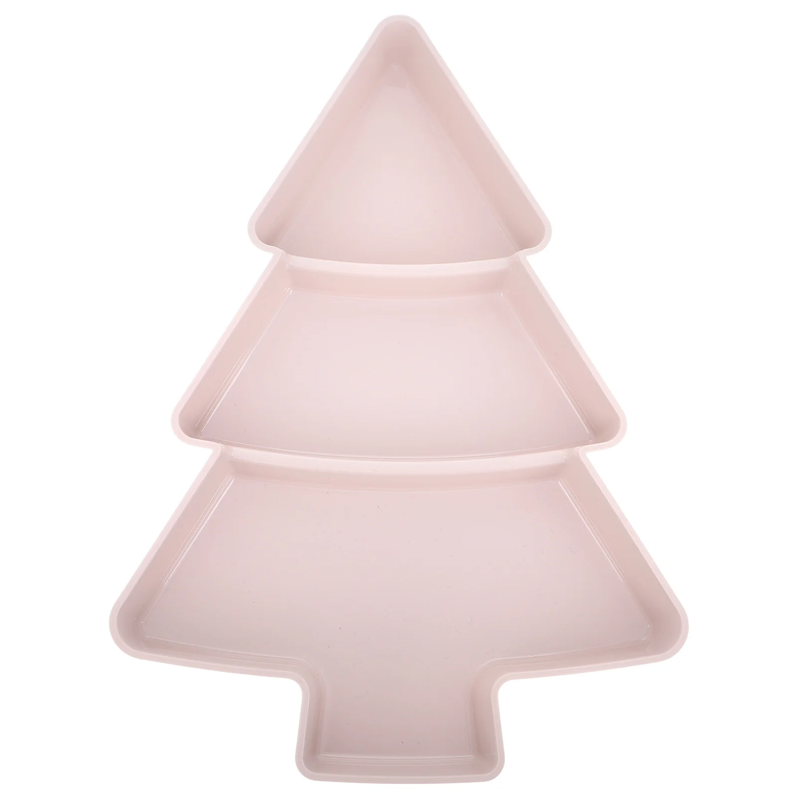 

Christmas Tree Shaped Plate Snacks Serving Tray Food Containers with Lids Nuts Storage Dishes Dining Table Decor