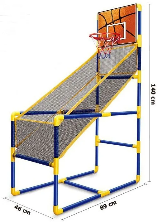 Children's basketball rack indoor movable shooting machine game football basketball outdoor sports kindergarten