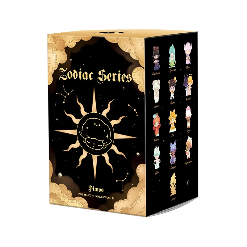 POP MART Dimoo Zodiac Series Mystery Box 1PC/12PC Toys Figure