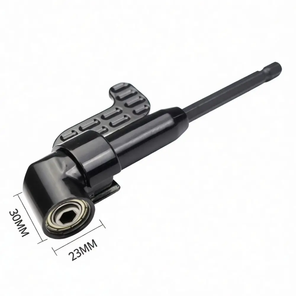Right Angle Drill Attachment 105 Degree Corner Power Screwdriver Extension Bit Holder Flexible Shaft Metal Impact Driver