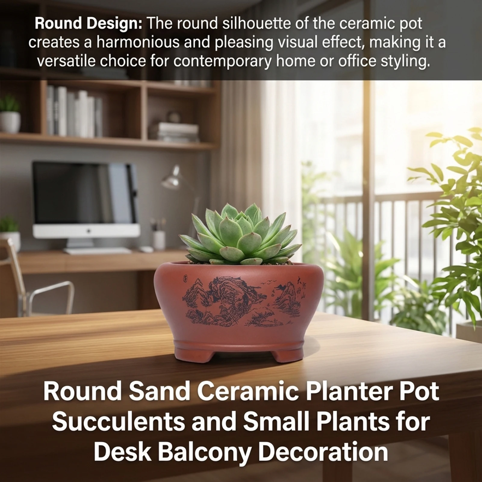Vaso in Ceramica Rotondo per P - Plant Pot Small Desk recensione e prezzo