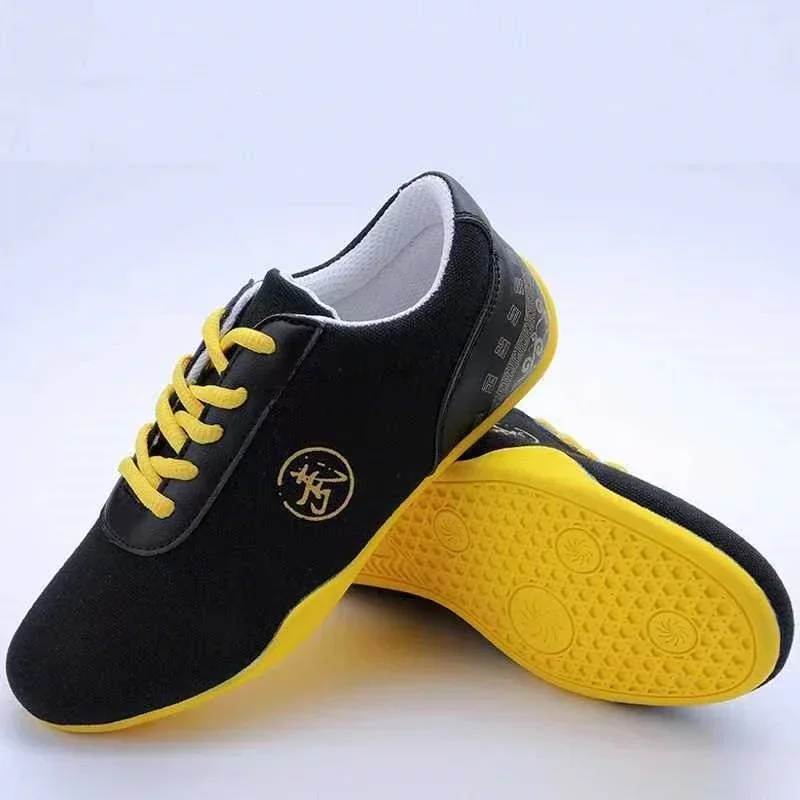 Canvas Kung Fu Shoes Martial Arts Tai Chi Taekwondo Wu Shu Karate Sport Shoe Couple Sneakers Adult Shoes Large Size image 5