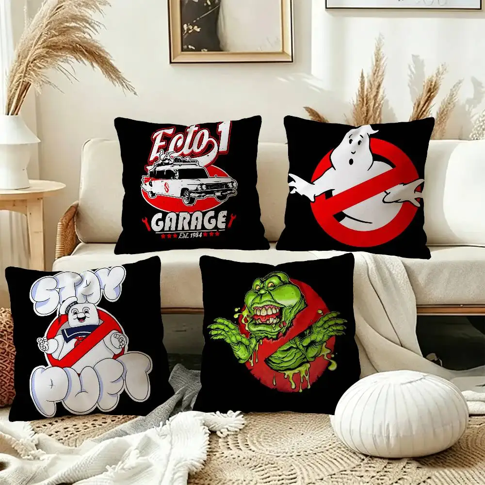 G-Ghost-busters Office Cushion Pillowcase Car Cushion Cover45X45CM Lumbar Pillowcase Sofa Pillowcover