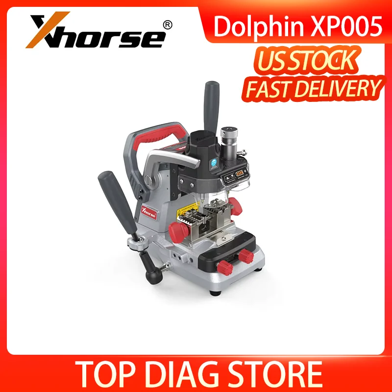 Xhorse Dolphin XP-007 XP007 Manual Key Cutting Machine for Laser/Dimple/Flat Keys With Battery
