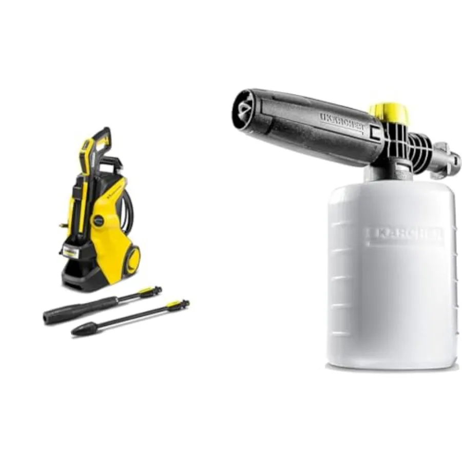 

K5 Power Control Max 2500 PSI Electric Pressure Washer with Vario and Kärcher - FJ6 Foam Cannon Spray Nozzle - for Kärc