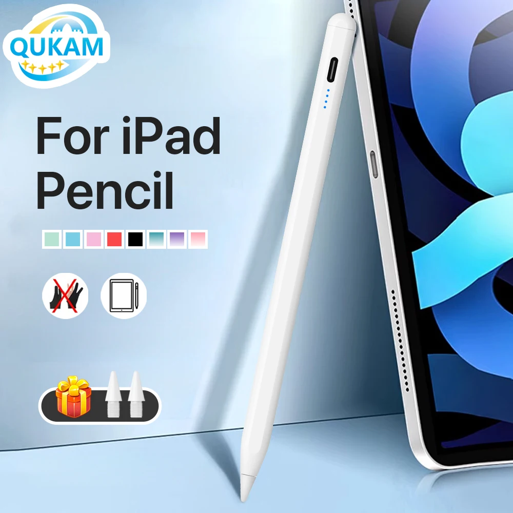 

Stylus For iPad Pencil 2nd Gen Magnetic Wireless Charging for iPad Tilt Palm Rejection for iPad Pro 12.9 Pro 11 Air 4 5 Mini 6 5
