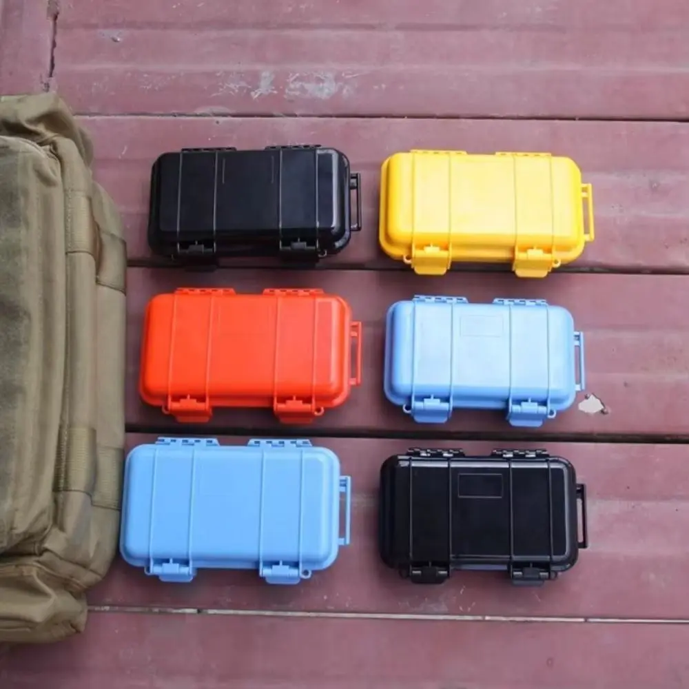 4 Color Outdoor Storage Carry Box Waterproof Shockproof Survival Airtight Case Fall-resistant ABS Travel Sealed Container