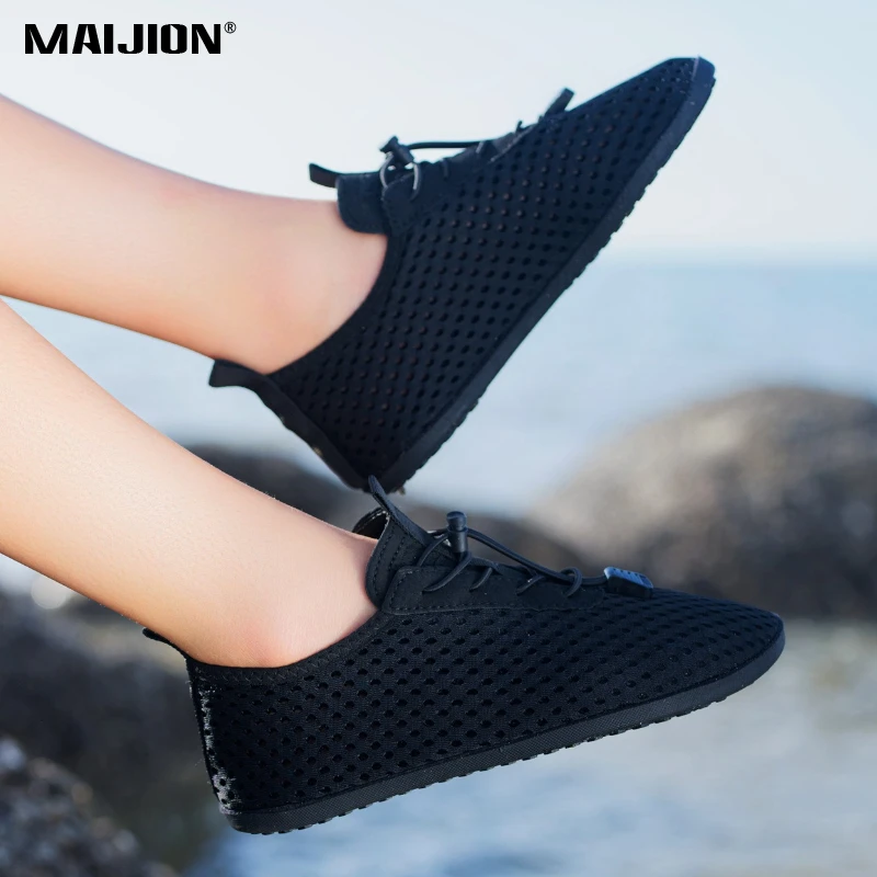 النساء بيرفوت شاطئ أكوا أحذية الرجال سريعة الجافة أحذية مقاومة للانزلاق أحذية رياضية مائية لركوب القوارب التجديف تصفح السباحة