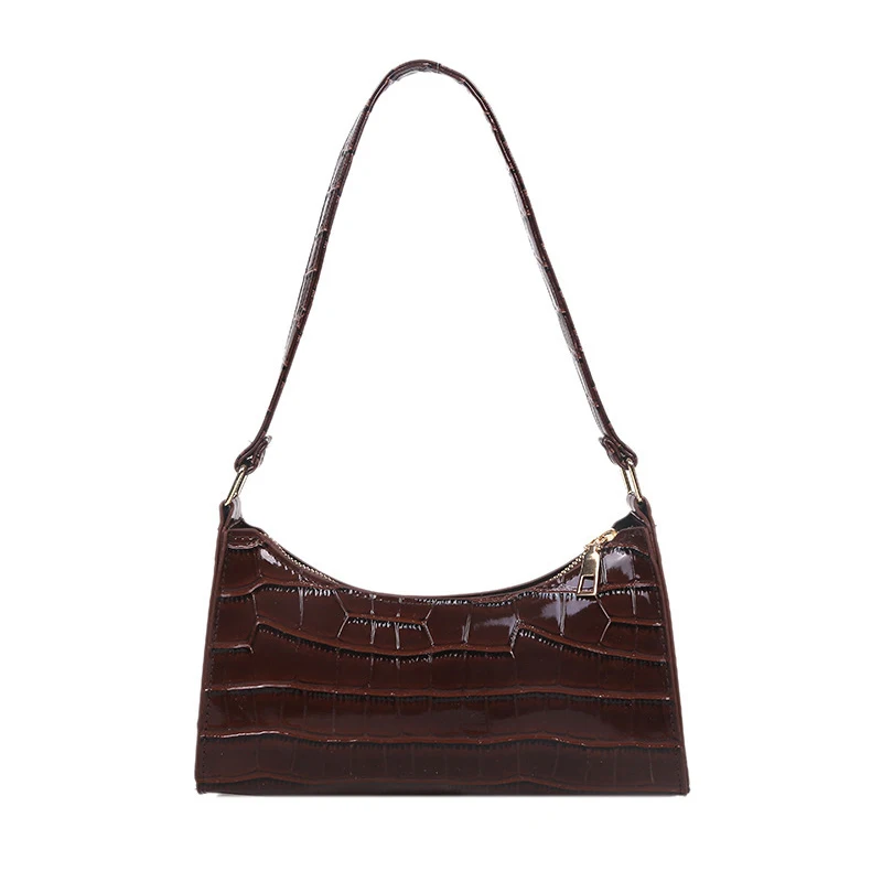 Bolso de compras Retro informal para mujer, bolsos de hombro, bolso de mano con cadena, moda