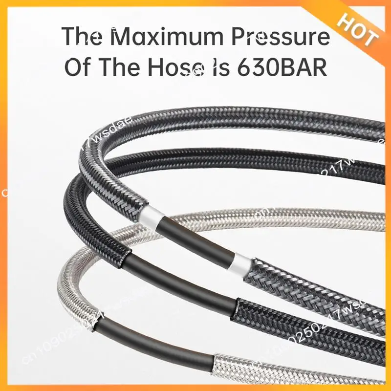 Equipo de buceo de aventura X08A: manguera de alta presión tejida de fibra de carbono con conectores reguladores hembra duales