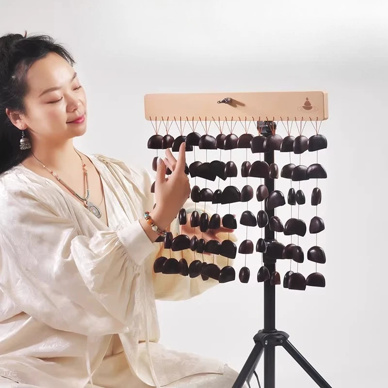 Nut Shell Wind Chimes Mindfulness Sound Healing Wind Chimes Spiritual Relaxation Energy Bells Professional Musical Instruments