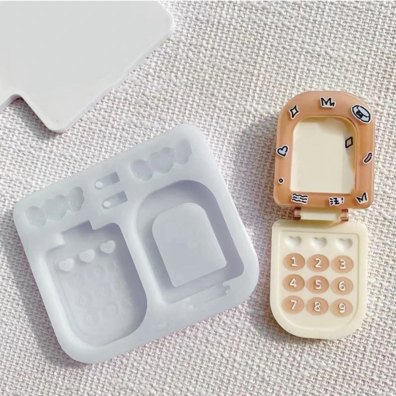 Versatile Silicone Casting Mold Foldable Phone Molds Versatile Ornaments Casting Mould Jewelry Making Tool 37JB